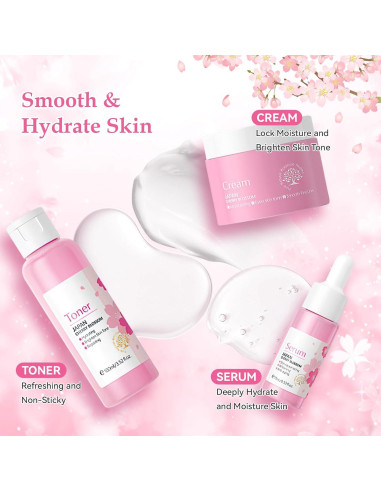 Juego de Cuidado de Piel Sakura 5 Piezas para Adolescentes