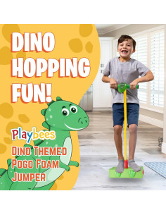 Saltador de Espuma Pogo T-Rex para Niños 3 a 7 Años 2