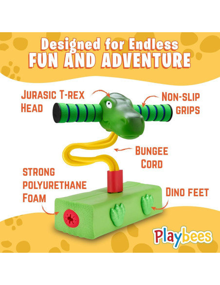 Saltador de Espuma Pogo T-Rex para Niños 3 a 7 Años