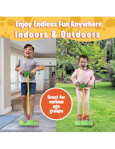 Saltador de Espuma Pogo T-Rex para Niños 3 a 7 Años