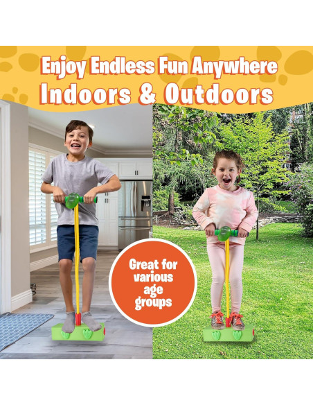 Saltador de Espuma Pogo T-Rex para Niños 3 a 7 Años