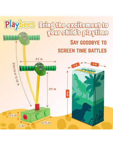 Saltador de Espuma Pogo T-Rex para Niños 3 a 7 Años