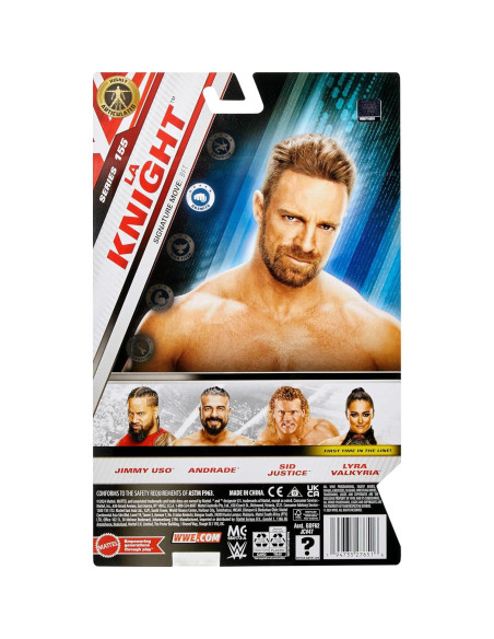 Figura de Acción Mattel WWE LA Knight 15 cm Coleccionable