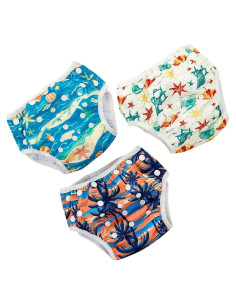 Pañales de Natación HappyFlute Reutilizables 0-3 Años