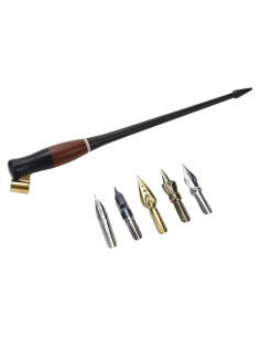 Juego de Pluma de Caligrafía Meprotal con 5 Puntas Reemplazables