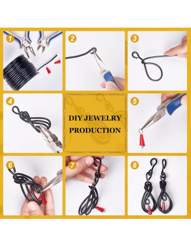 Alambre de Manualidades BENECREAT 3mm 16.76m Negro Flexible