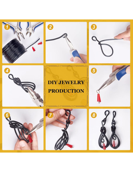 Alambre de Manualidades BENECREAT 3mm 16.76m Negro Flexible