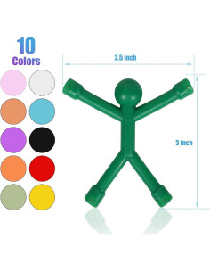 5 Imanes Magnéticos de Juguete BlissfulTie - PVC y Silicona 2