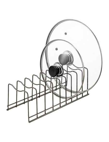 Organizador de Tapas de Olla Y.Z.Bros Acero Inoxidable 10.9x30.2cm