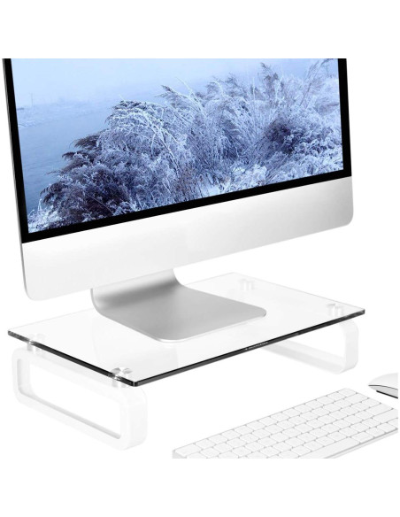 Soporte Elevador de Monitor Hemudu Vidrio Templado 39.9kg