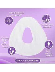 Forros de Máscara CPAP RemZzzs K5-FM - 30 Unidades Desechables 2