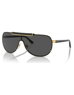 Gafas de Sol Aviador Versace VE2140 Unisex Oro/Gris + Kit Cuidado