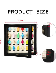 Estuche de Exhibición de Minifiguras VERANI Negro Pequeño 2