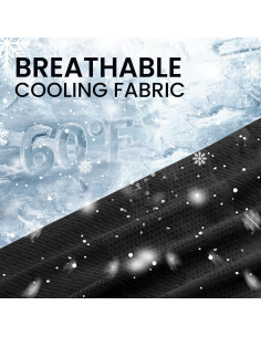 Mascarilla Balaclava Refrigerante YANIKY Negra Transpirable 2