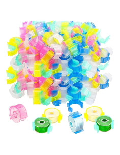 50 Clips para Bobinas de Costura LXLVOUEG - Organizador de Hilo