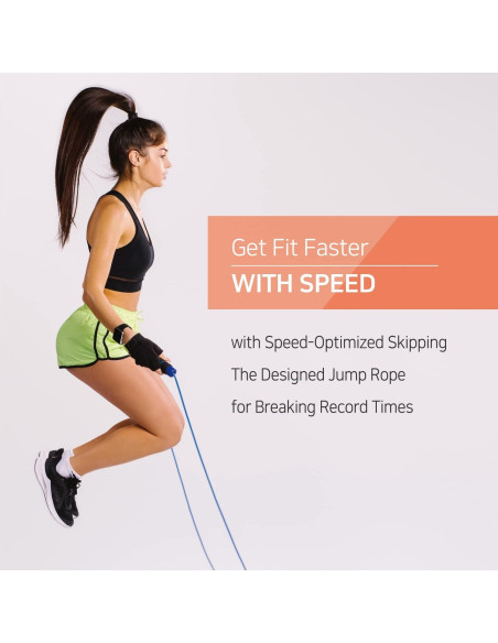 Cuerda de Salto KSY S700 Ajustable para Fitness y Boxeo