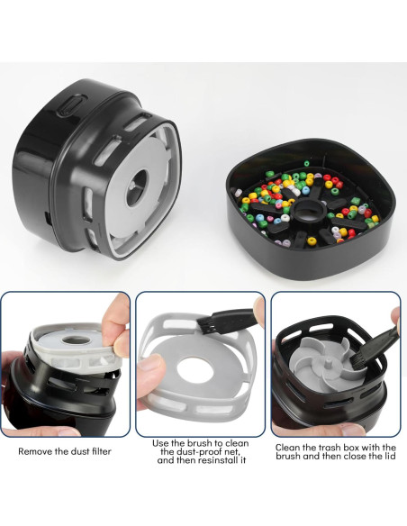 Mini Aspiradora de Escritorio Pest Reject Pro Inalámbrica USB