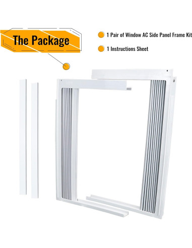 Conjunto de panel lateral y marco LBG Products 10000BTU