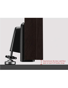 Tope de puerta portátil Yoabo, seguridad antideslizante negro 2