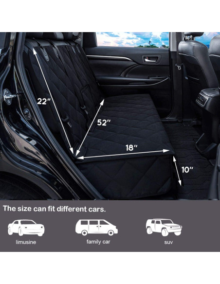 Funda de Asiento para Perros Petalage XL Impermeable Antideslizante