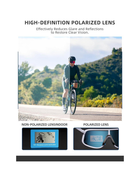 Gafas de Ciclismo Polarizadas ROCKBROS UV400 Unisex