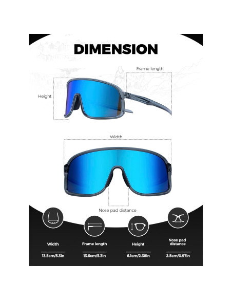 Gafas de Ciclismo Polarizadas ROCKBROS UV400 Unisex