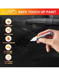 Pintura de Retoque Automotriz SUGEYA Negra 12ml 2 en 1 2