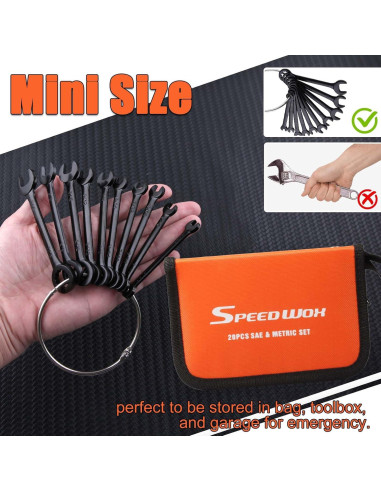 Bolsa de Almacenamiento SPEEDWOX para Llaves 20 Bolsillos Naranja