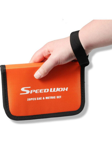 Bolsa de Almacenamiento SPEEDWOX para Llaves 20 Bolsillos Naranja