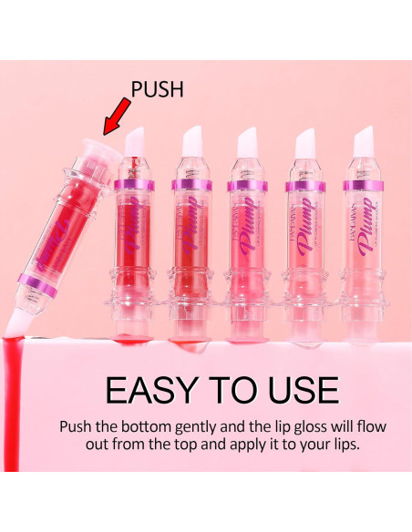 Brillo Aumentador de Labios Erinde 32g Hidratante Picante