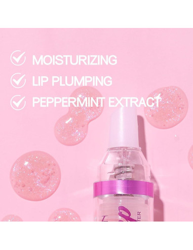 Brillo Aumentador de Labios Erinde 32g Hidratante Picante