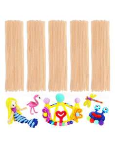 Limpiapipas Beige Bundooraking 200 Pcs 30.5 cm Calidad Premium