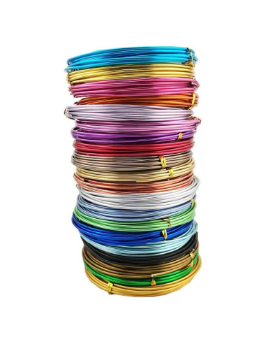 Alambre de Aluminio Flexible Inspirelle 20 Colores 3M 2mm