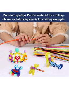 Limpiapipas Beige Bundooraking 200 Pcs 30.5 cm Calidad Premium 2