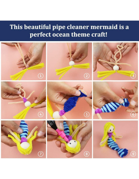 Limpiapipas Beige Bundooraking 200 Pcs 30.5 cm Calidad Premium