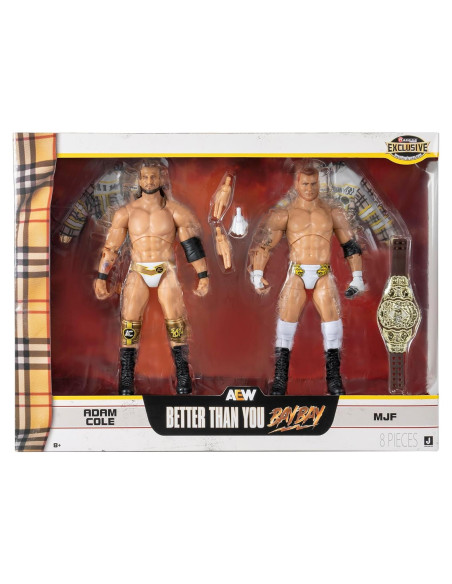 Figuras de Acción AEW MJF & Adam Cole 2-Pack Exclusivo