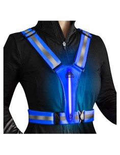 Chaleco Reflectante LED Topward para Correr y Caminar - Alta Visibilidad
