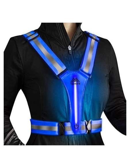 Chaleco Reflectante LED Topward para Correr y Caminar - Alta Visibilidad