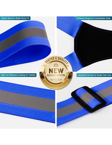 Chaleco Reflectante LED Topward para Correr y Caminar - Alta Visibilidad