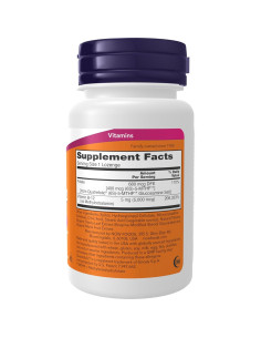 Suplemento de Vitamina B-12 NOW Foods 5000 mcg 60 Pastillas 2