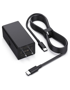 Cargador USB Tipo-C 65W para Laptop Lenovo, HP, Dell, Acer