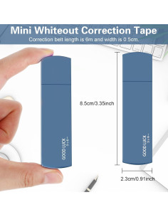 Cintas Correctoras Amabro 6 Rollos 6m Azul Gradiente 2