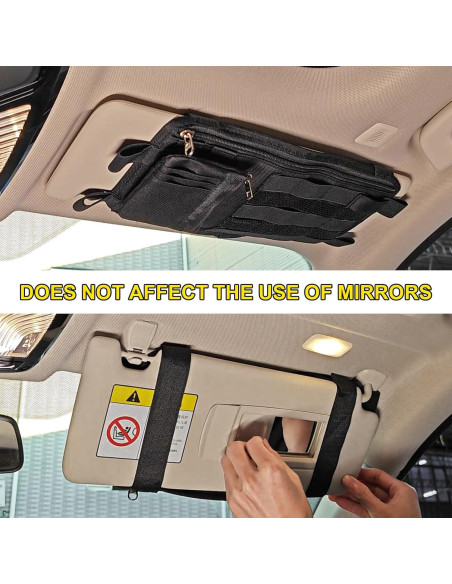 Organizador de Visera de Coche OMU Multifuncional Táctico
