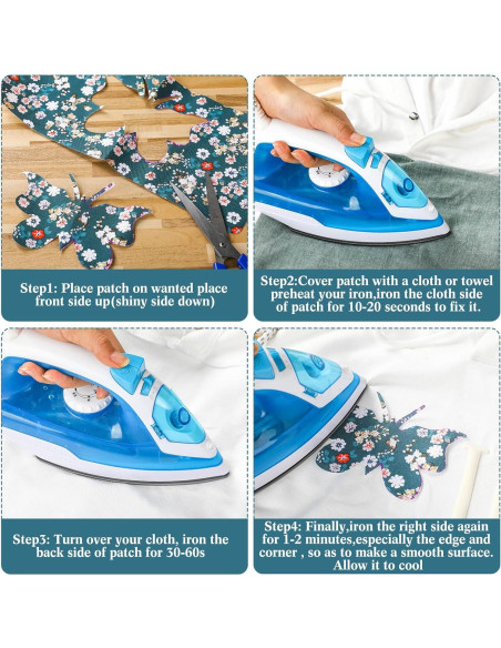 Parches Termoadhesivos Syhood 15 Hojas 12.5x28 cm Color Mezclado