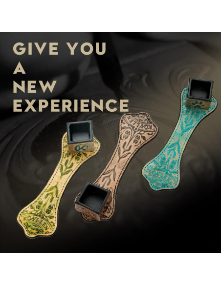 Soporte de Tiza de Cuero Curtido Vegetal KONLLEN Negro Soporte de Tiza de Cuero Curtido Vegetal KONLLEN Negro