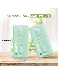 Palillos de Hilo Dental Extra Fuerte RAZOKO Sabor Menta 200 Piezas 2