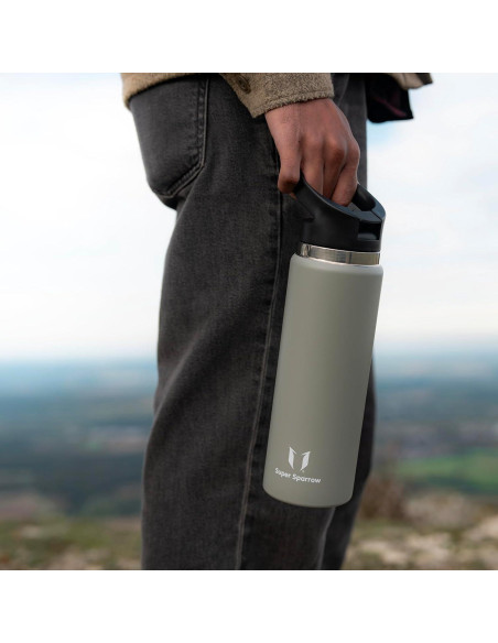 Botella de Agua Aislada Super Sparrow 500 ml SwivelSip Botella de Agua Aislada Super Sparrow 500 ml SwivelSip