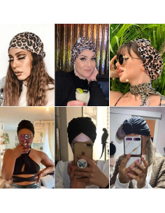 Gorros Turbantes Elásticos Artilady - Pañuelos de Nudo para Mujeres 2