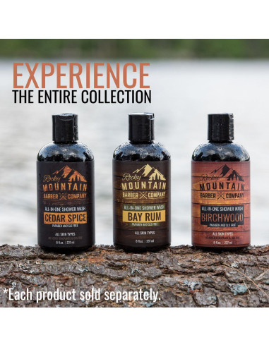 Gel de Ducha Todo-en-Uno Rocky Mountain 226.8 ml Bay Rum
