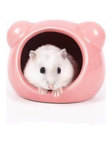 Casa de Hámster Cerámica Gutongyuan - Refugio Pequeño 8.5x8x6.6cm